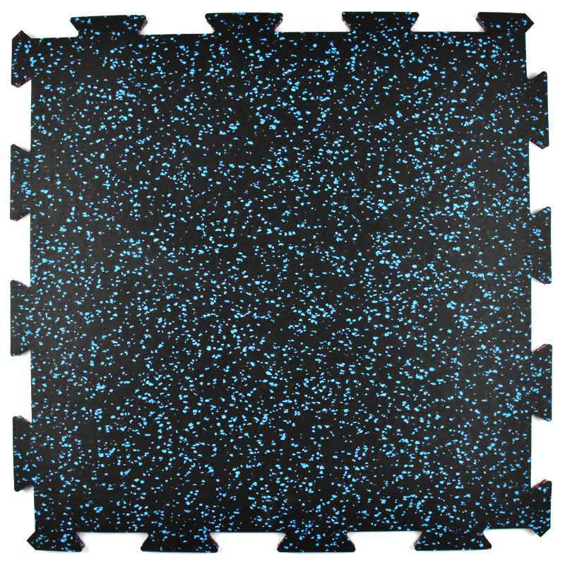 Sports Fitness Rubber Floor Mats Customized Fitness Soundproof Floor Mats Toothed Splicing Shock-Absorbing Cushioning Mats